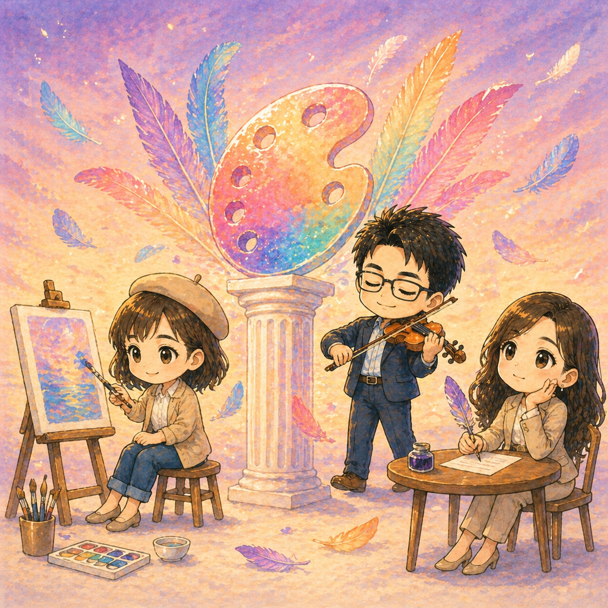 タイプ4 個性的な人のイメージ