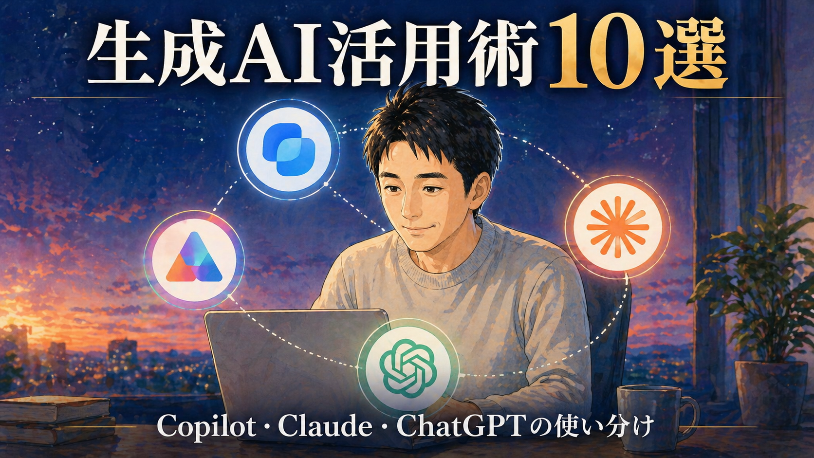 40代管理職が現場で本気で使っている生成AI活用術10選｜Copilot・Claude・ChatGPTの使い分け