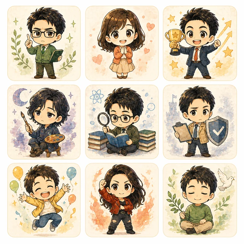 タイプ別キャラクター図鑑